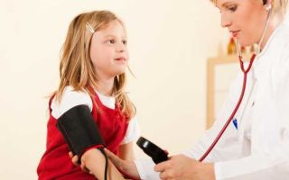 Норма артериального давления у детей 7-8 лет: таблица по возрасту