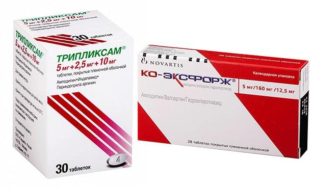 Комбинированные препараты для лечения артериальной гипертензии и гипертонии: таблетки и лекарства