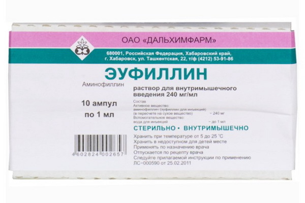 «Эуфиллин» в таблетках: инструкция по применению