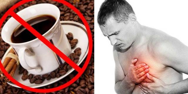 Почему от кофе и крепкого чая болит сердце